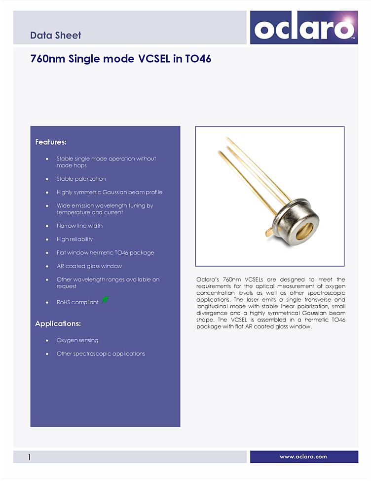 760nm Laser Diode