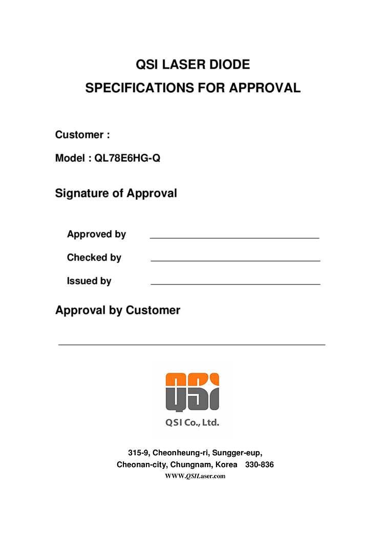 Semiconductor Laser, 780nm, 6mW