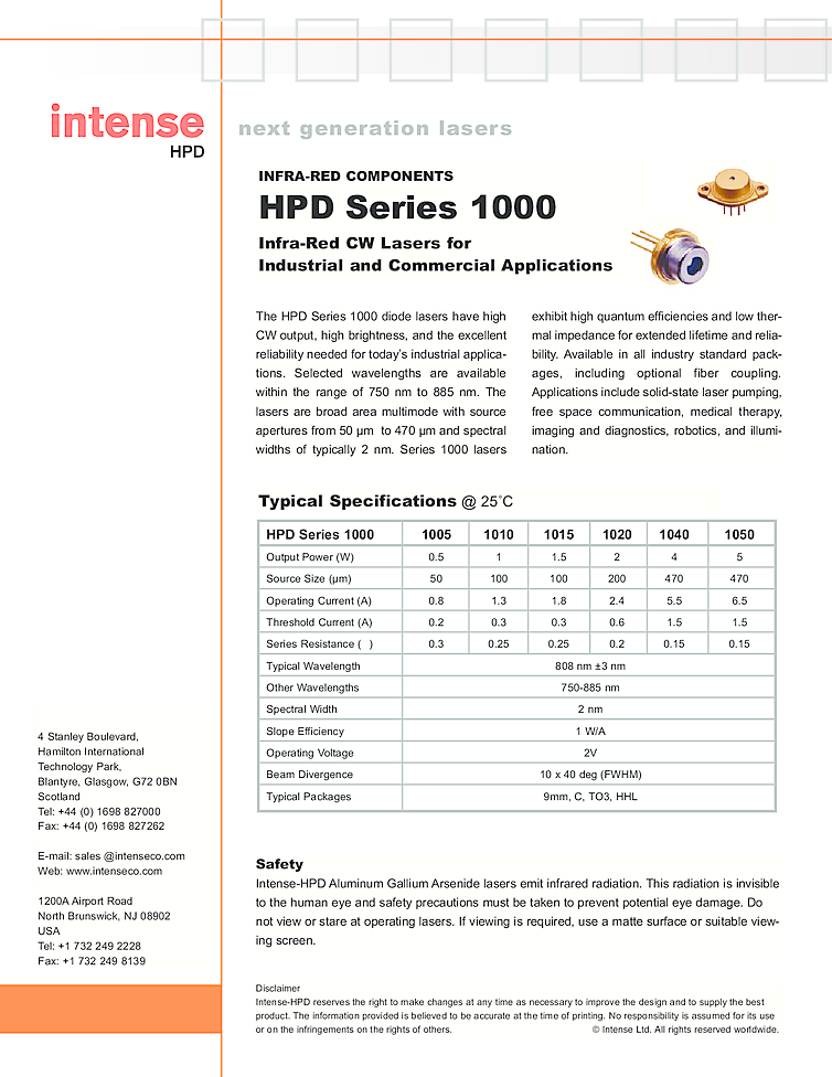 808nm Laser Diode | 5000mW