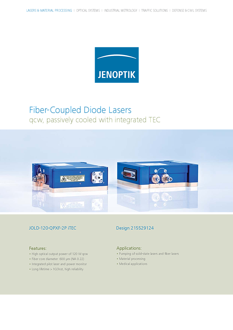 Pulsed Laser, 808nm, 120W