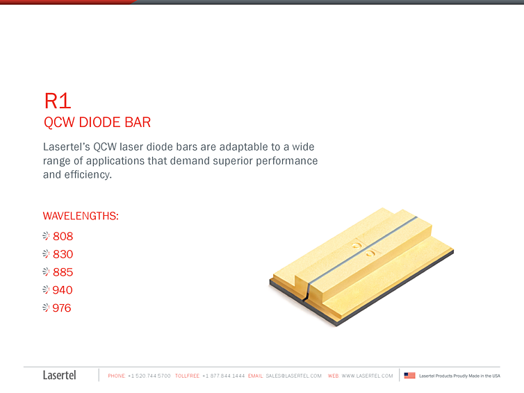 Pulsed Laser, QCW 808nm, 300W