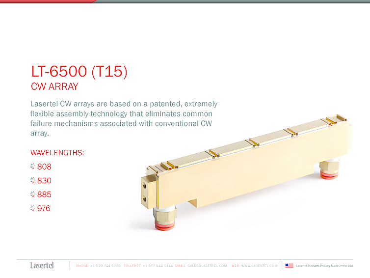 808nm-976nm, CW, 80W Laser Diode