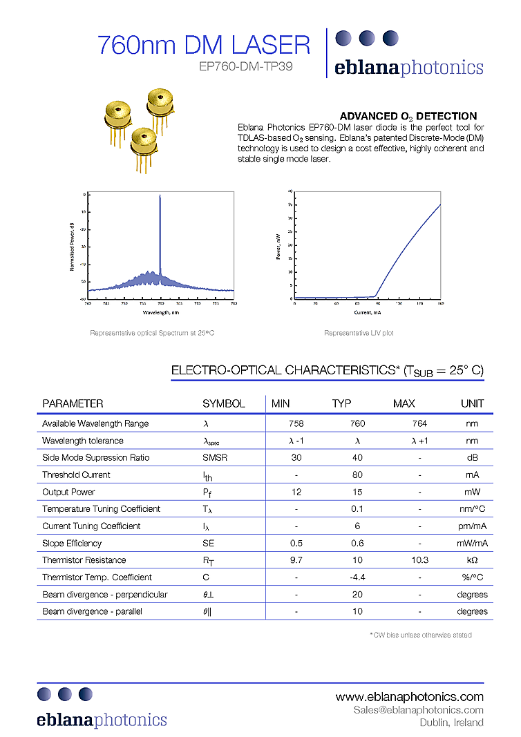 689nm, 760nm, 780nm - 10mW