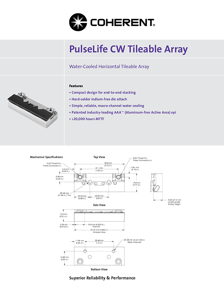 Diode Laser Array | 807nm 200W