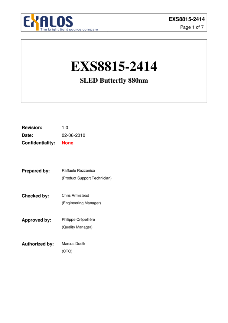880nm Laser Diode  |  SLED