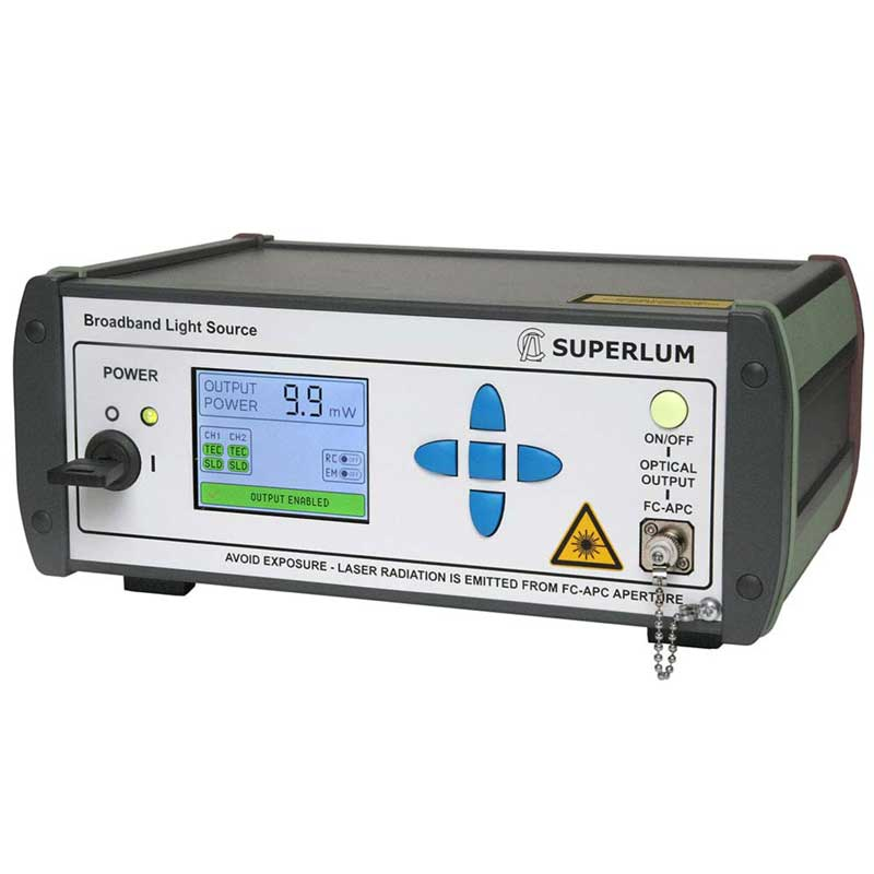 Precision 890nm Benchtop Broadband Light Source with Extended Bandwidth