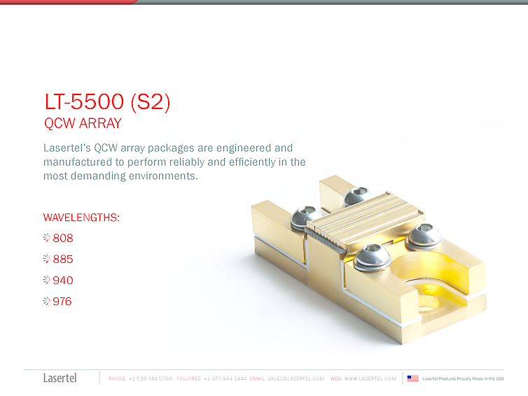 LT-5500 (S2) Array, 808nm-976nm