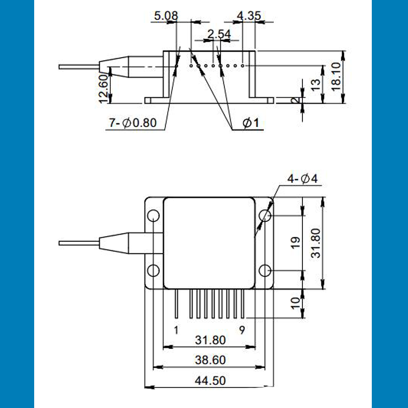 Fiber Coupled 808nm Laser Diode,  HHL Packaged Module