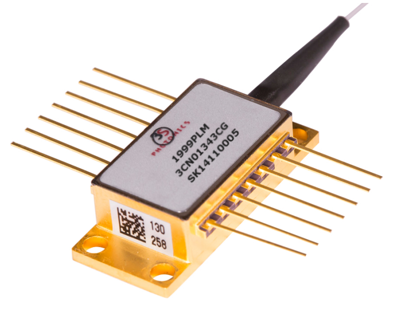 980nm / 365mW　Kink-Free, FBG Stabilized, Cooled Pump Laser Module (3SP)