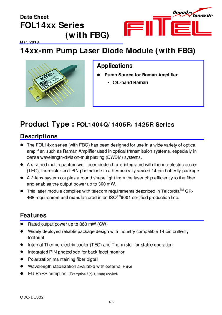 1420nm-1500nm, 360mW Laser