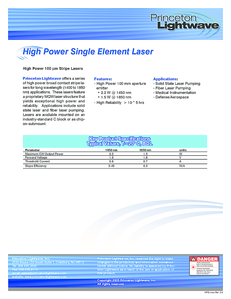 1850nm Diode Laser