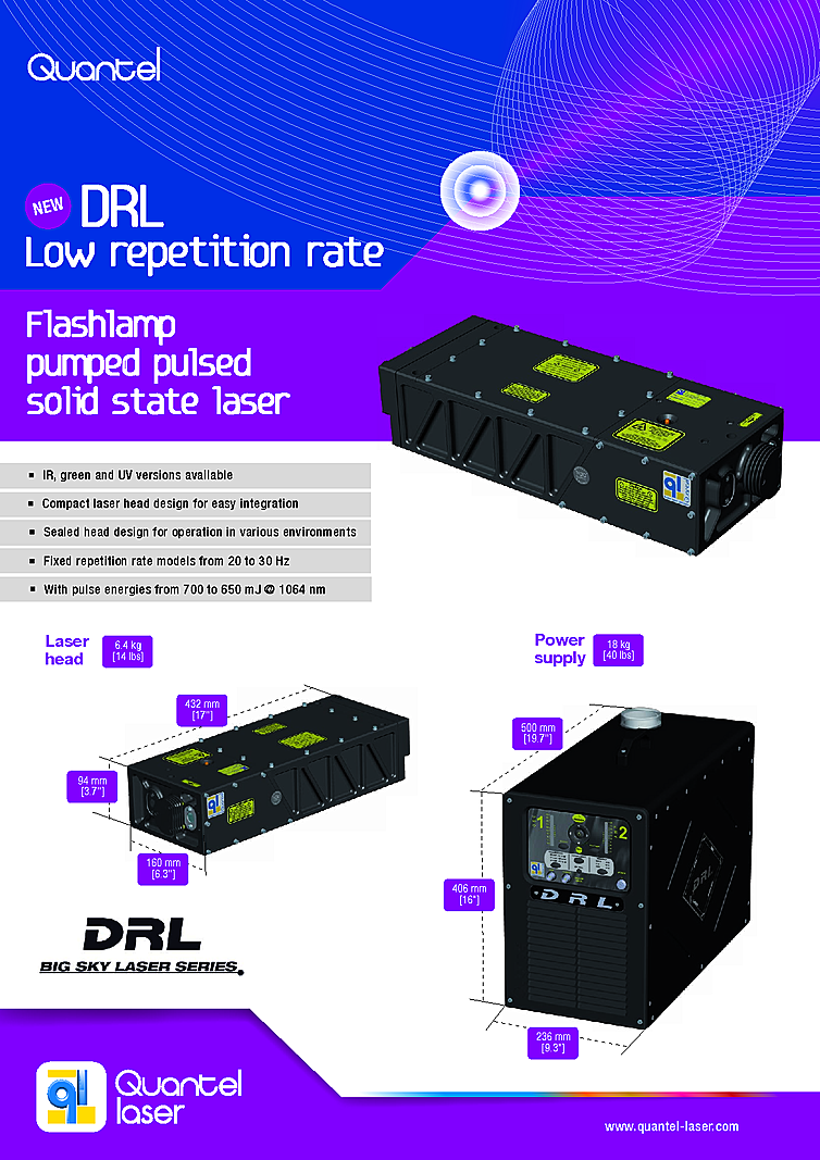 Nanosecond Laser, 1064nm, 700mJ