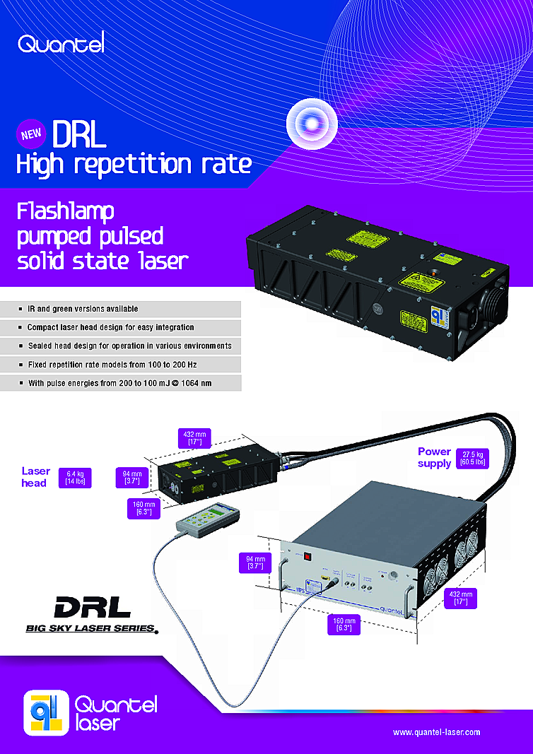 Nanosecond Laser, 1064nm, 200mJ