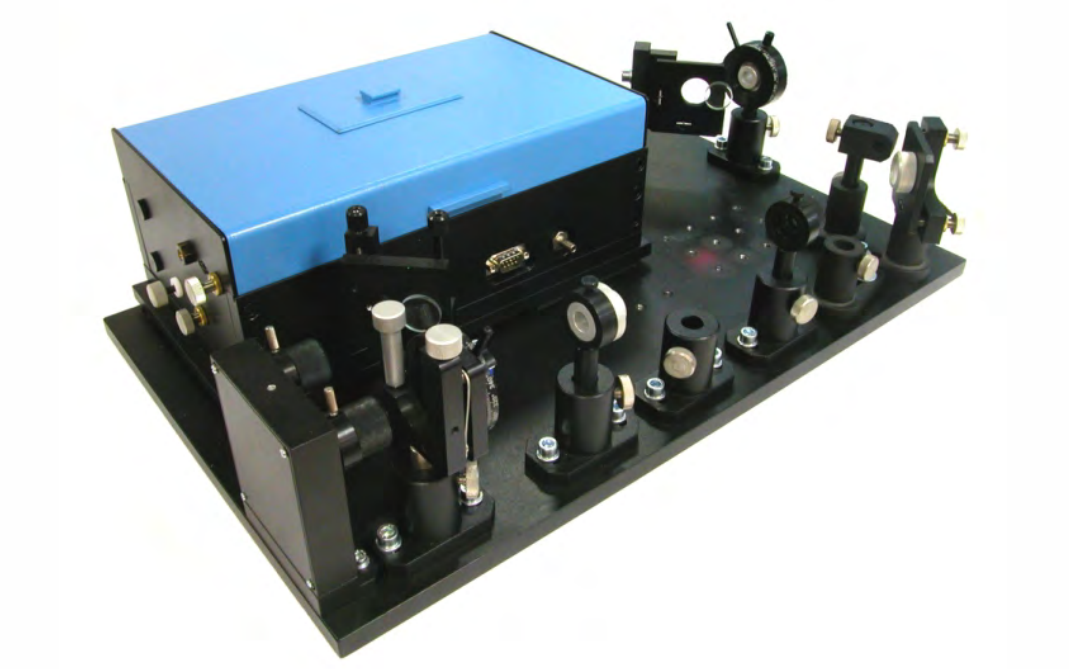 CW Laser, resonant frequency doubler