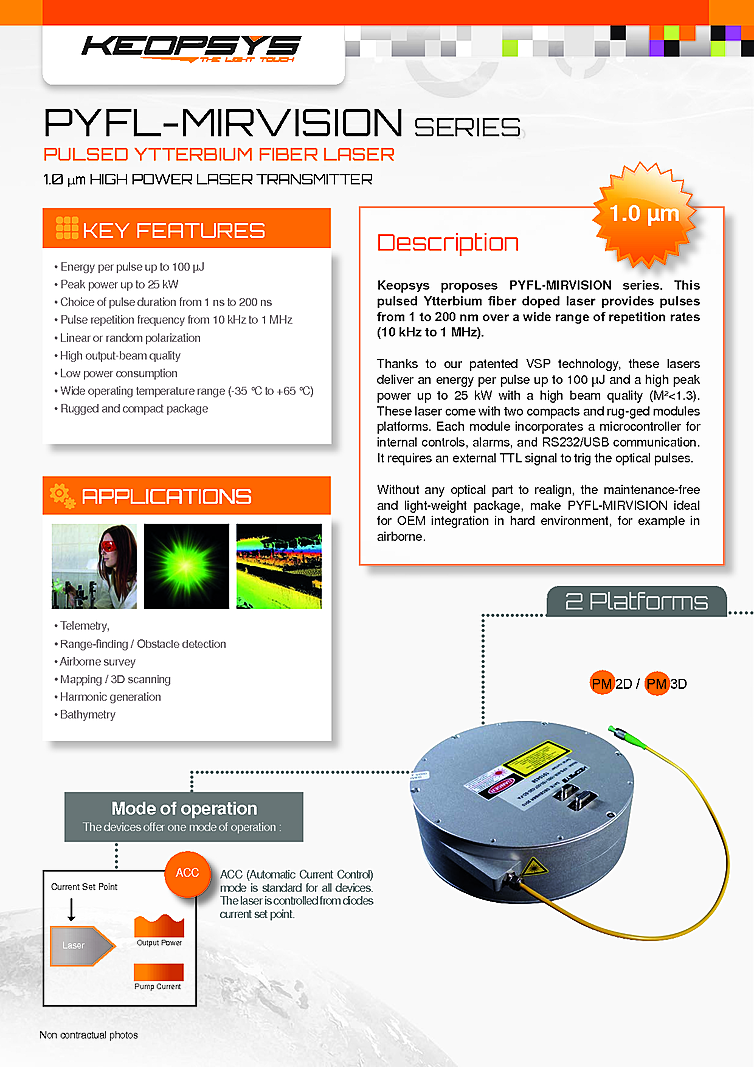 1064nm Nanosecond Laser, 60µJ