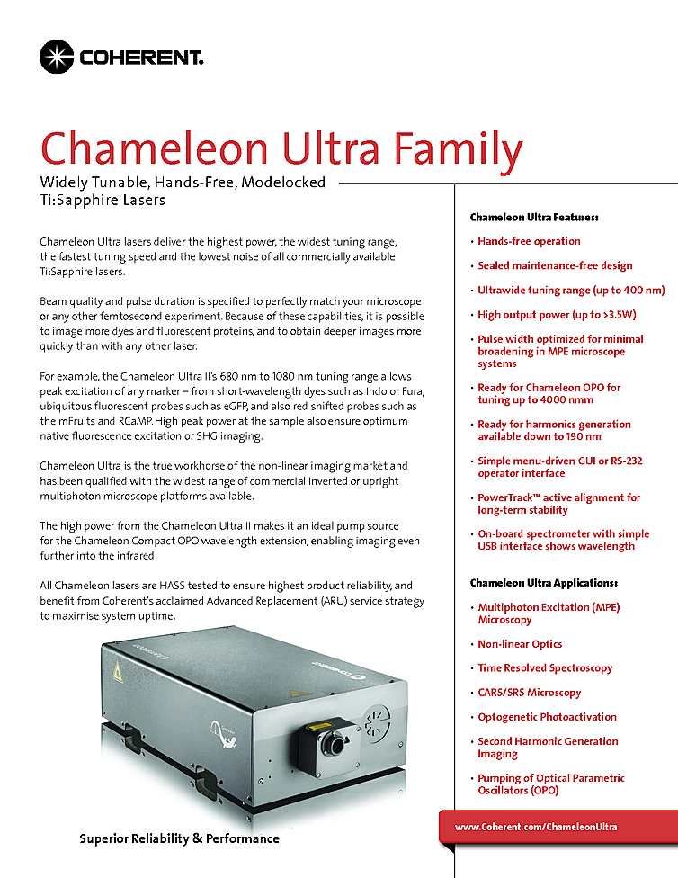 Femtosecond Laser, Tunable 690nm-1020nm