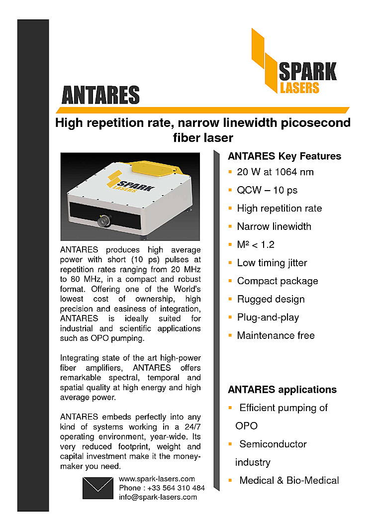 Fiber Laser, Picosecond, 532nm, 10 Watts