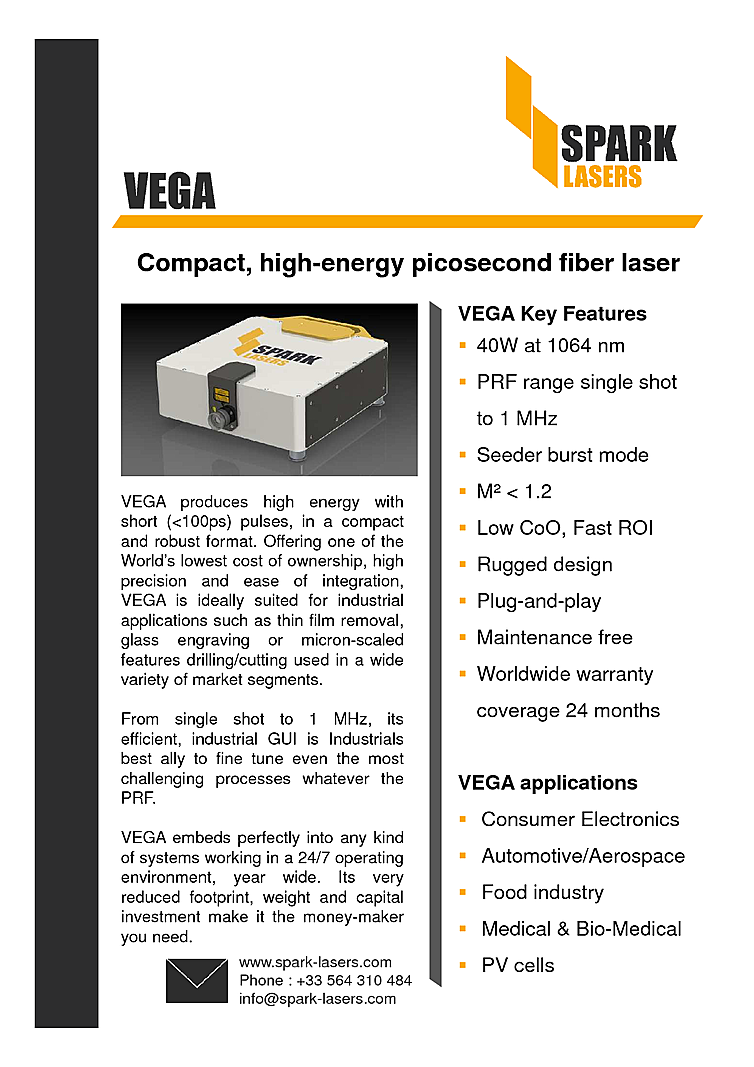 Fiber Laser, Picosecond, 1064nm, 40µJ