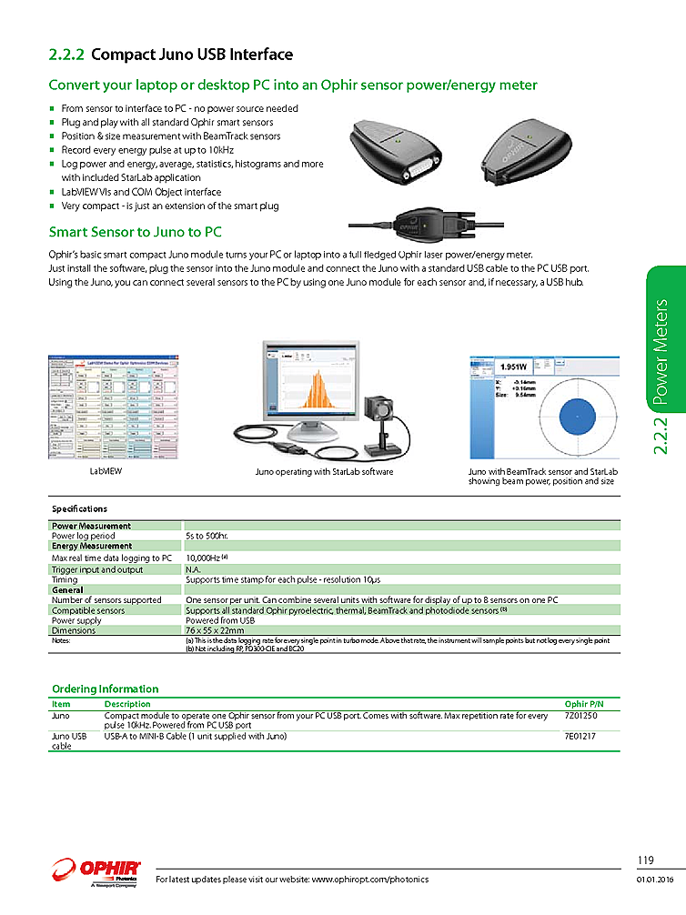 Optical Power Meter Computer Interface