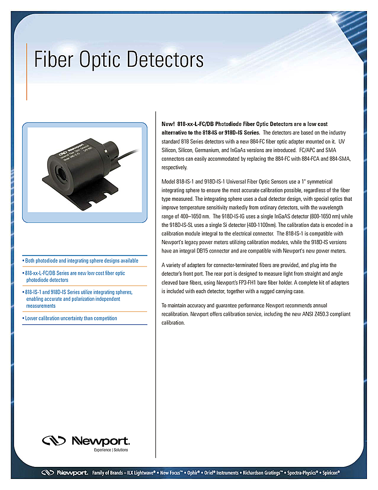 Optical Power Sensor, 200µW