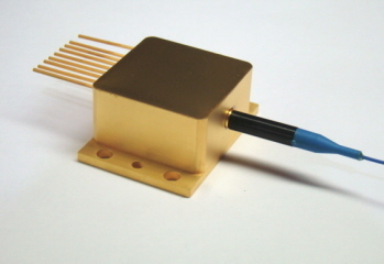 Fiber coupled 375nm laser module