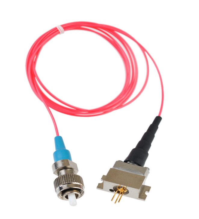 635nm / 60, 80mW　High Power Fiber Pigtailed Red Laser Module 