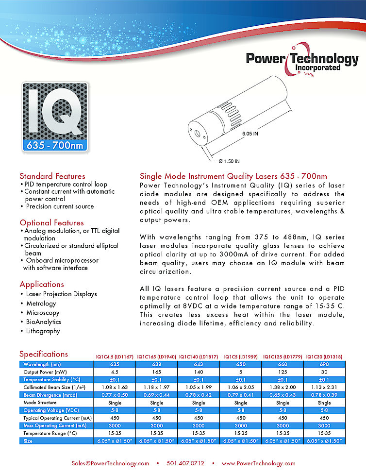 635nm-690nm Laser Modules