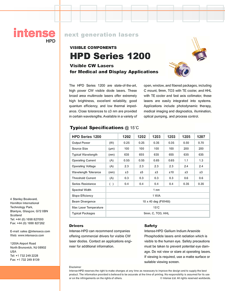 700mW 655nm Diode Laser